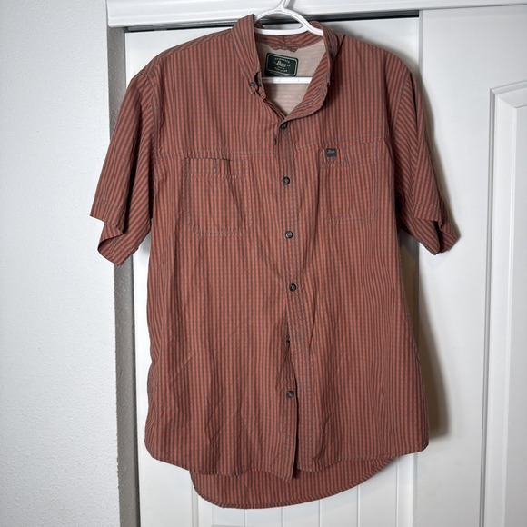 G.H. Bass & Co. Other - GH Bass Explorer Series Shirt Adult L Orange Vented Hiking Fishing Outdoor Mens